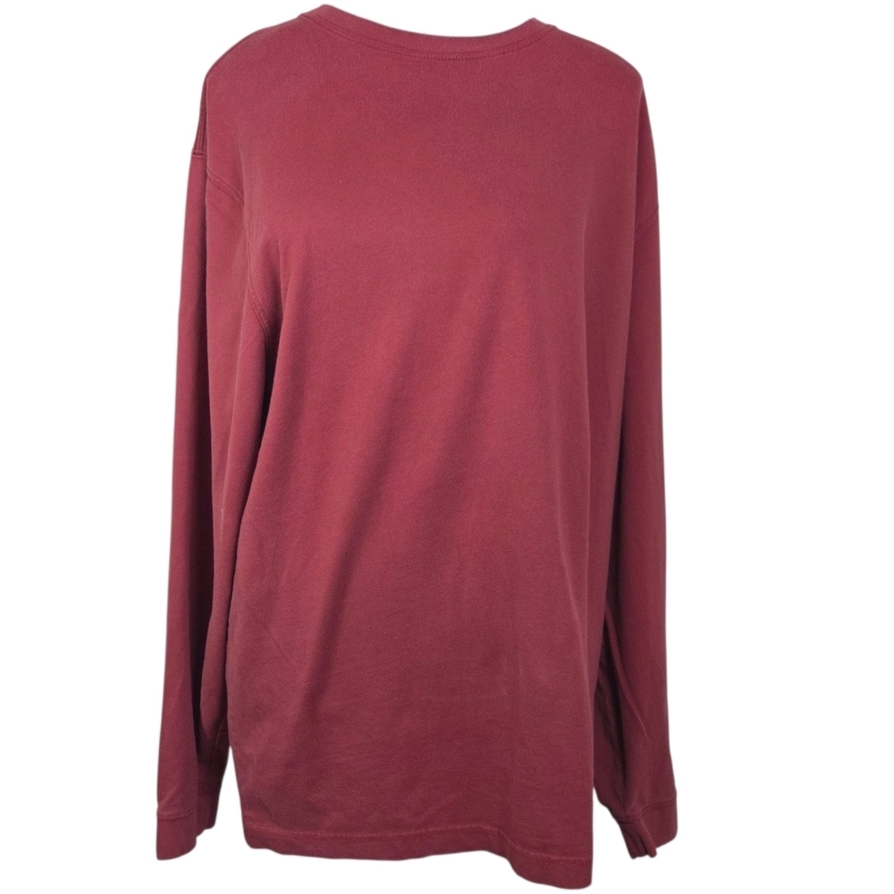 L.L. Bean Rust Color Long Sleeve Cotton Shirt Size L